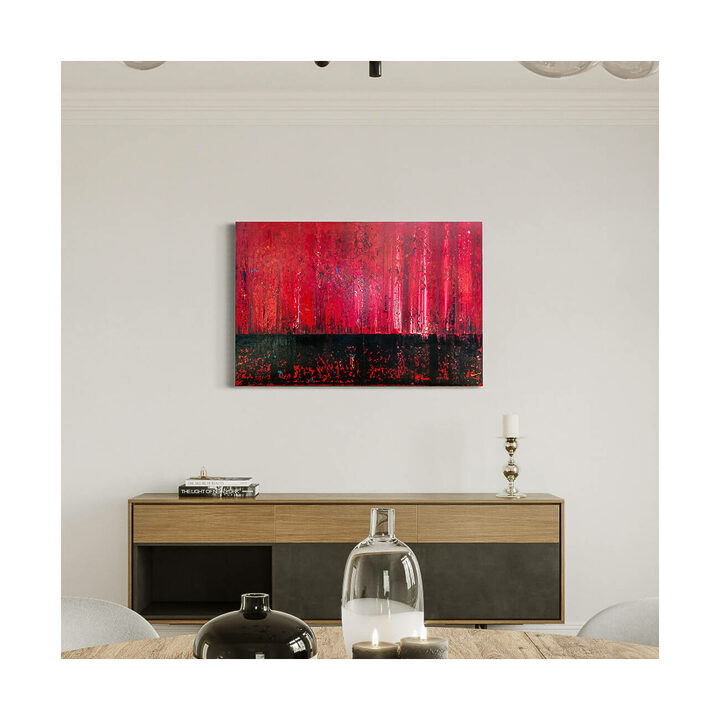 Feuer | Room Mockup | abstract artwork